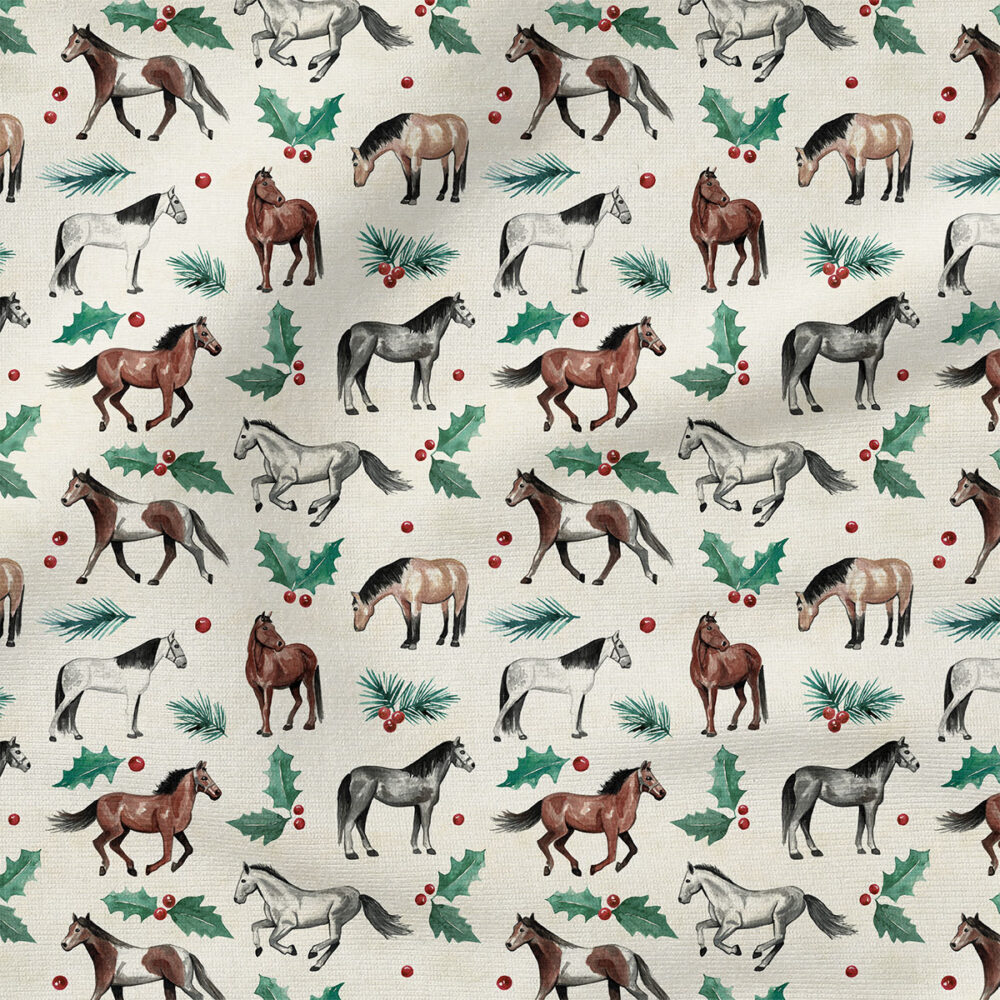 Burlap Horses | Texture