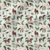 Burlap Horses | Texture