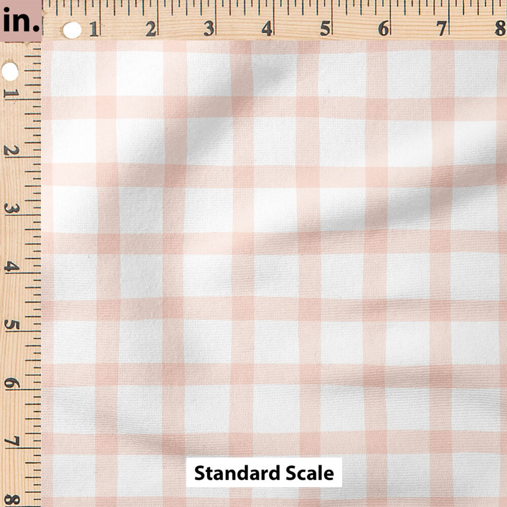 Ruler Scale for Buffalo Plaid (Pink) by Cate and Rainn