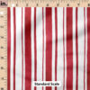 Ruler Scale for Candy Cane Stripe (Red) by Cate and Rainn