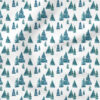 Christmas Tree (Small Blue) | Holiday Fabric Design | Cate and Rainn