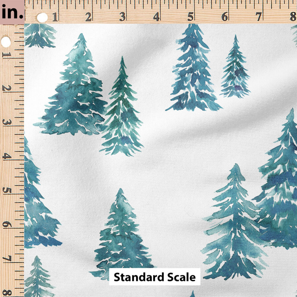 Ruler Scale for Christmas Trees (Blue) by Cate and Rainn