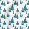 Christmas Trees (Blue) | Holiday Fabric Design | Cate and Rainn