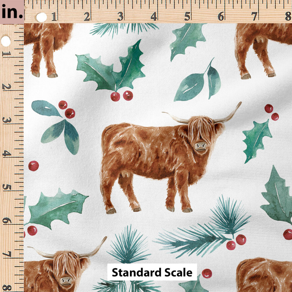 Ruler Scale for Highland Cow Greenery by Cate and Rainn