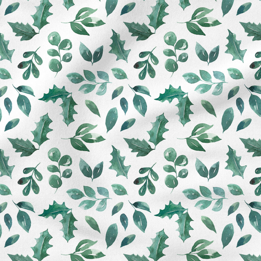 Greenery | Holiday Fabric Design | Cate and Rainn