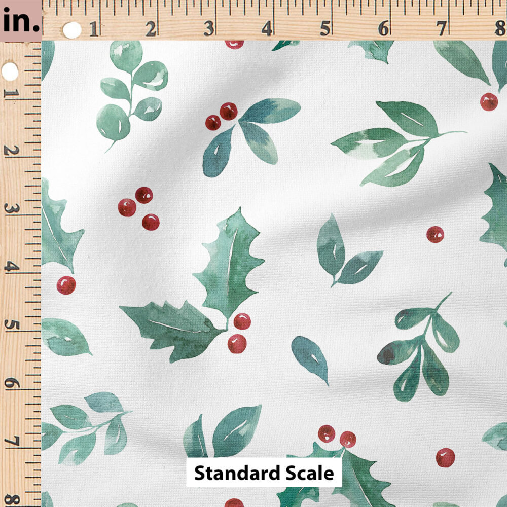 Ruler Scale for Holly Berries Minimalist by Cate and Rainn