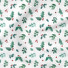 Holly Berries Minimalist | Holiday Fabric Design | Cate and Rainn