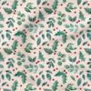 Holly Berries (Pink) | Holiday Fabric Design | Cate and Rainn