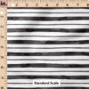 Ruler Scale for Horizontal Stripe (Black White) by Cate and Rainn