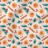 Oranges (Pink) | Holiday Fabric Design | Cate and Rainn