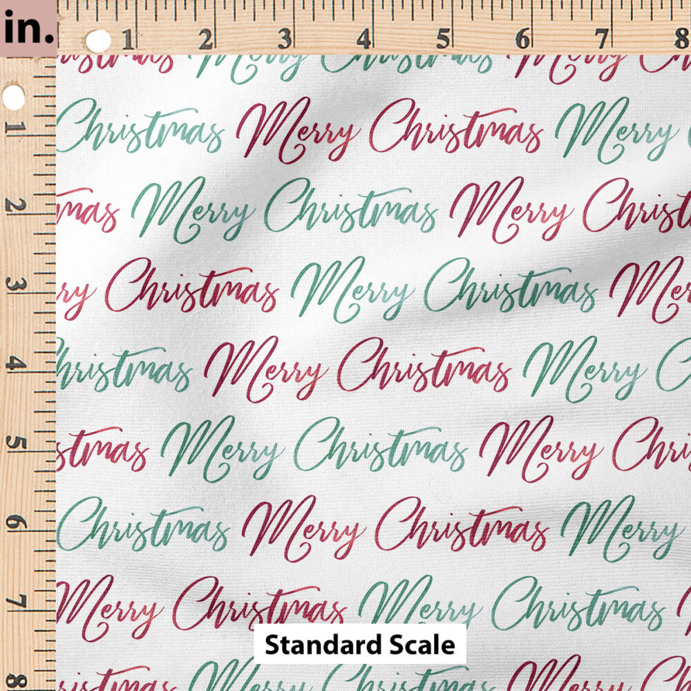 Ruler Scale for Merry Christmas by Cate and Rainn