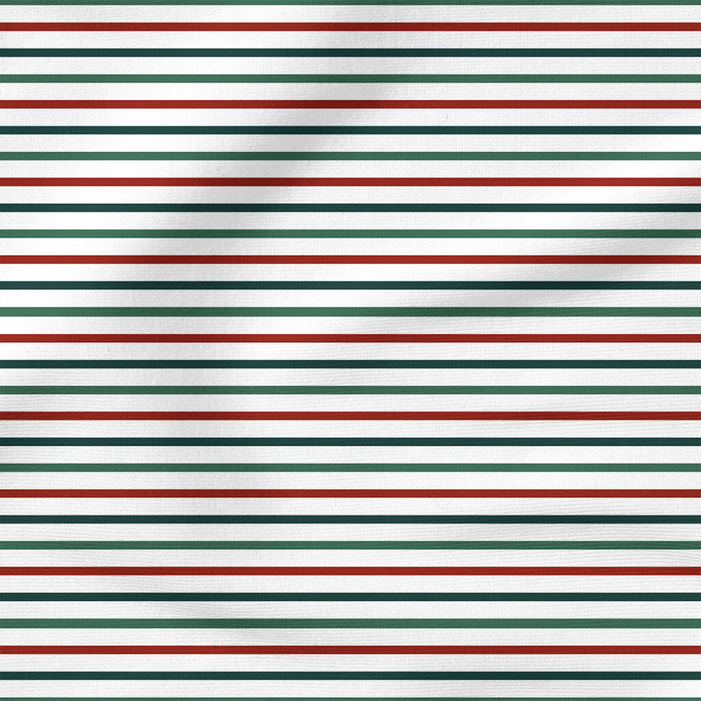 Pin Stripe (Multi) | Holiday Fabric Design | Cate and Rainn