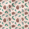 Pinecone (Pink) | Holiday Fabric Design | Cate and Rainn