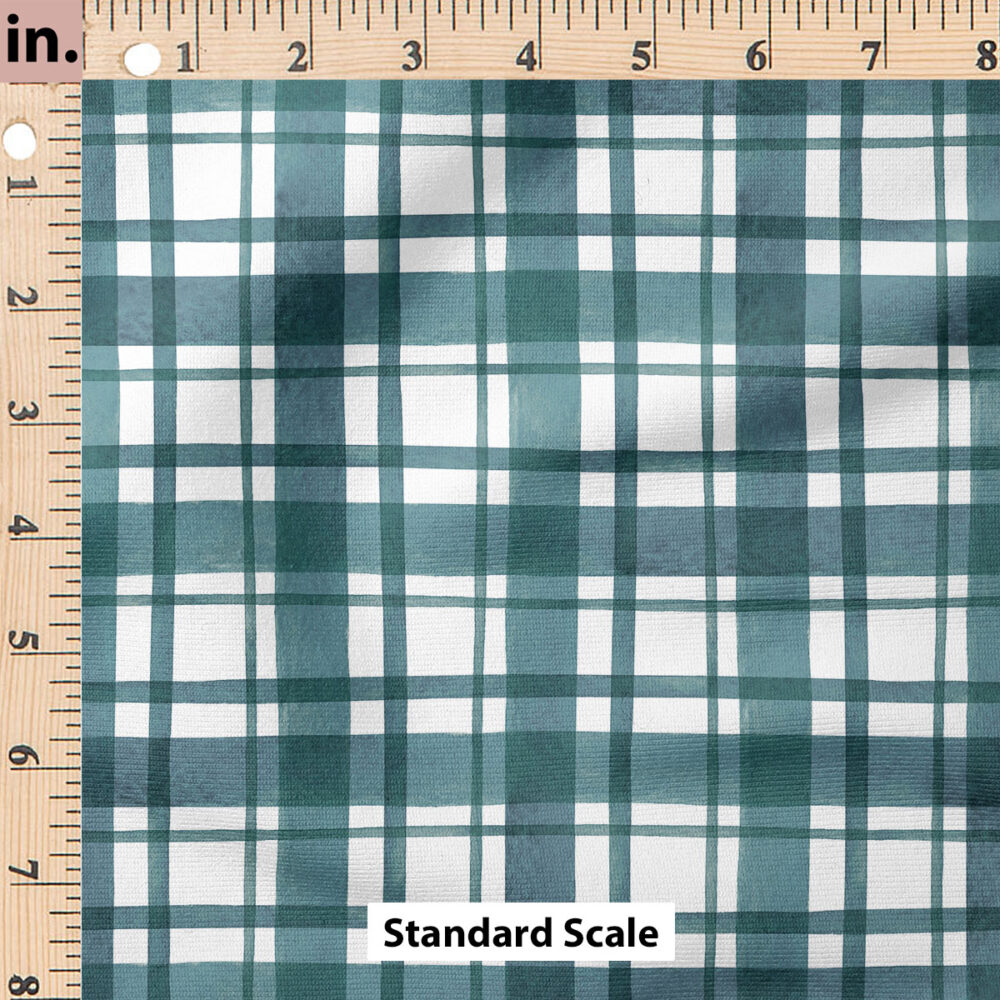 Ruler Scale for Plaid (Blue) by Cate and Rainn