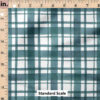 Ruler Scale for Plaid (Blue) by Cate and Rainn