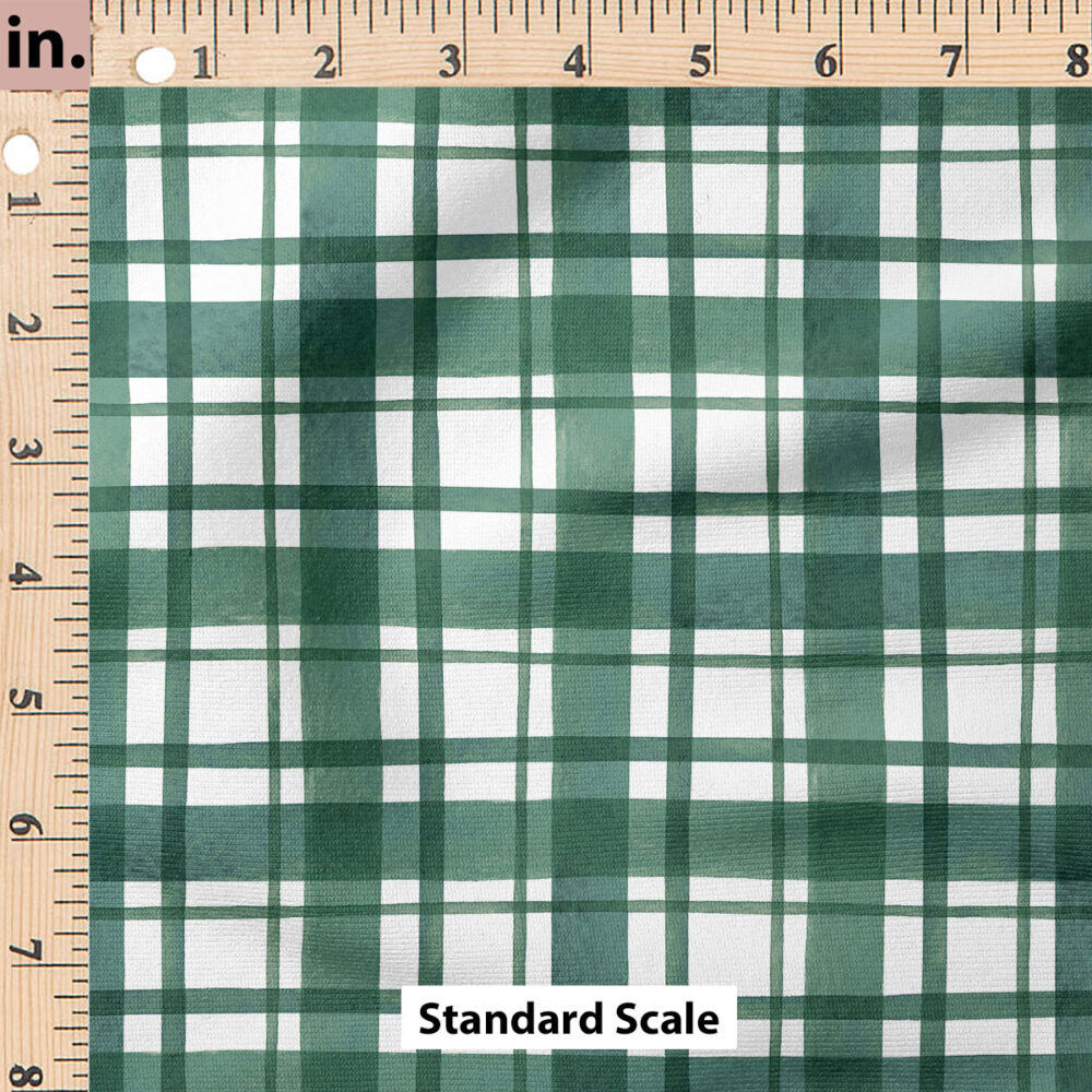 Ruler Scale for Plaid (Green) by Cate and Rainn