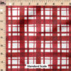 Ruler Scale for Plaid (Red) by Cate and Rainn