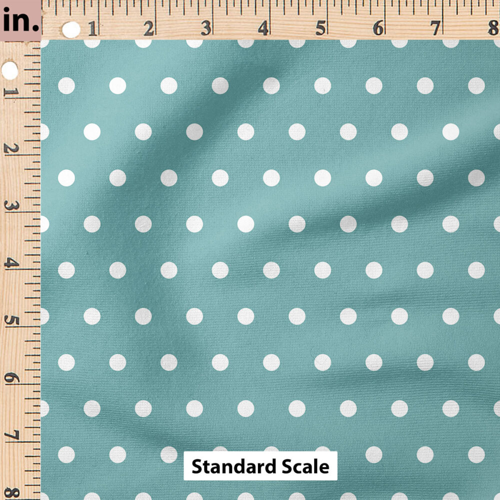 Ruler Scale for Polka Dot (Aqua) by Cate and Rainn