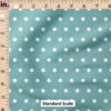 Ruler Scale for Polka Dot (Aqua) by Cate and Rainn