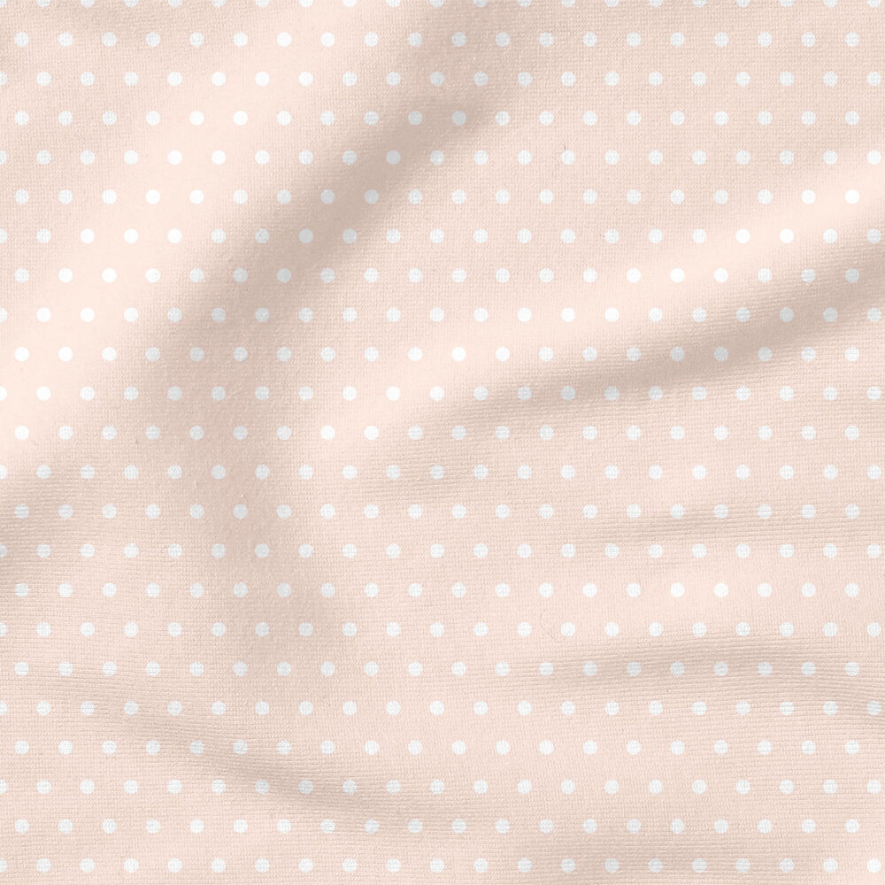 Polka Dot (Pink) | Holiday Fabric Design | Cate and Rainn