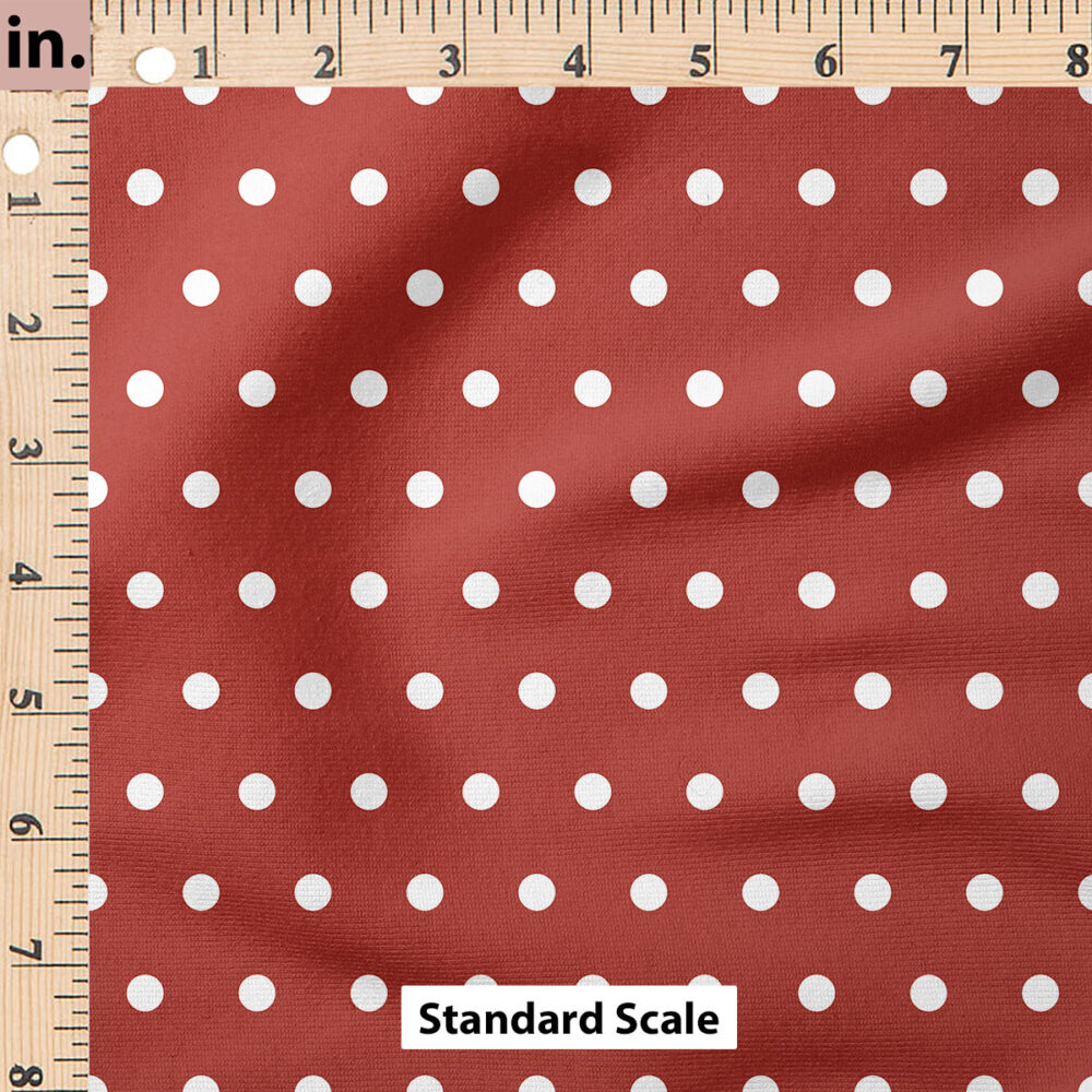 Ruler Scale for Polka Dot (Red) by Cate and Rainn