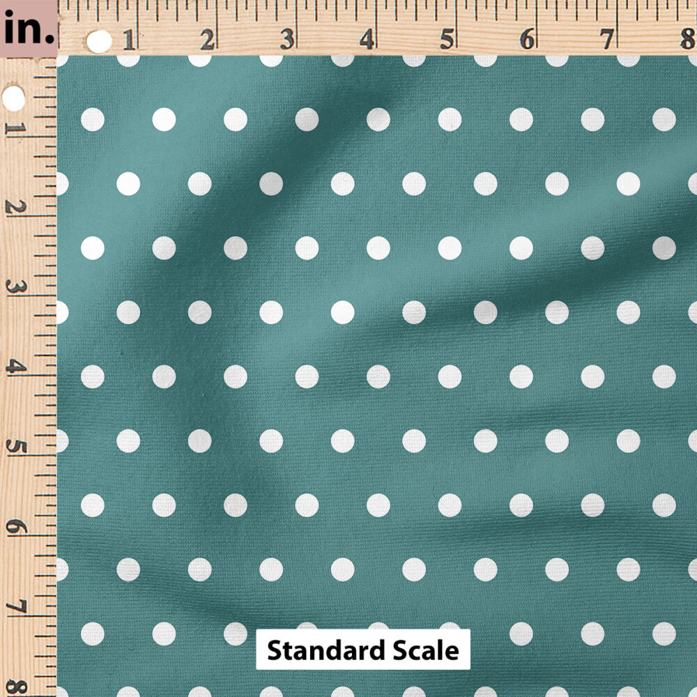 Ruler Scale for Polka Dot (Teal) by Cate and Rainn