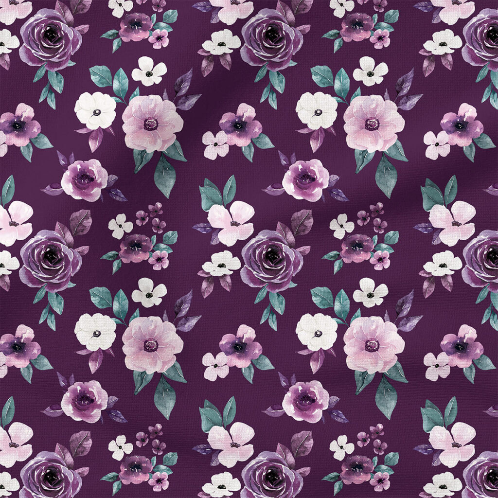 Floral (Dark Purple) | Holiday