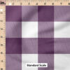 Ruler Scale for Plaid (Purple) by Cate and Rainn