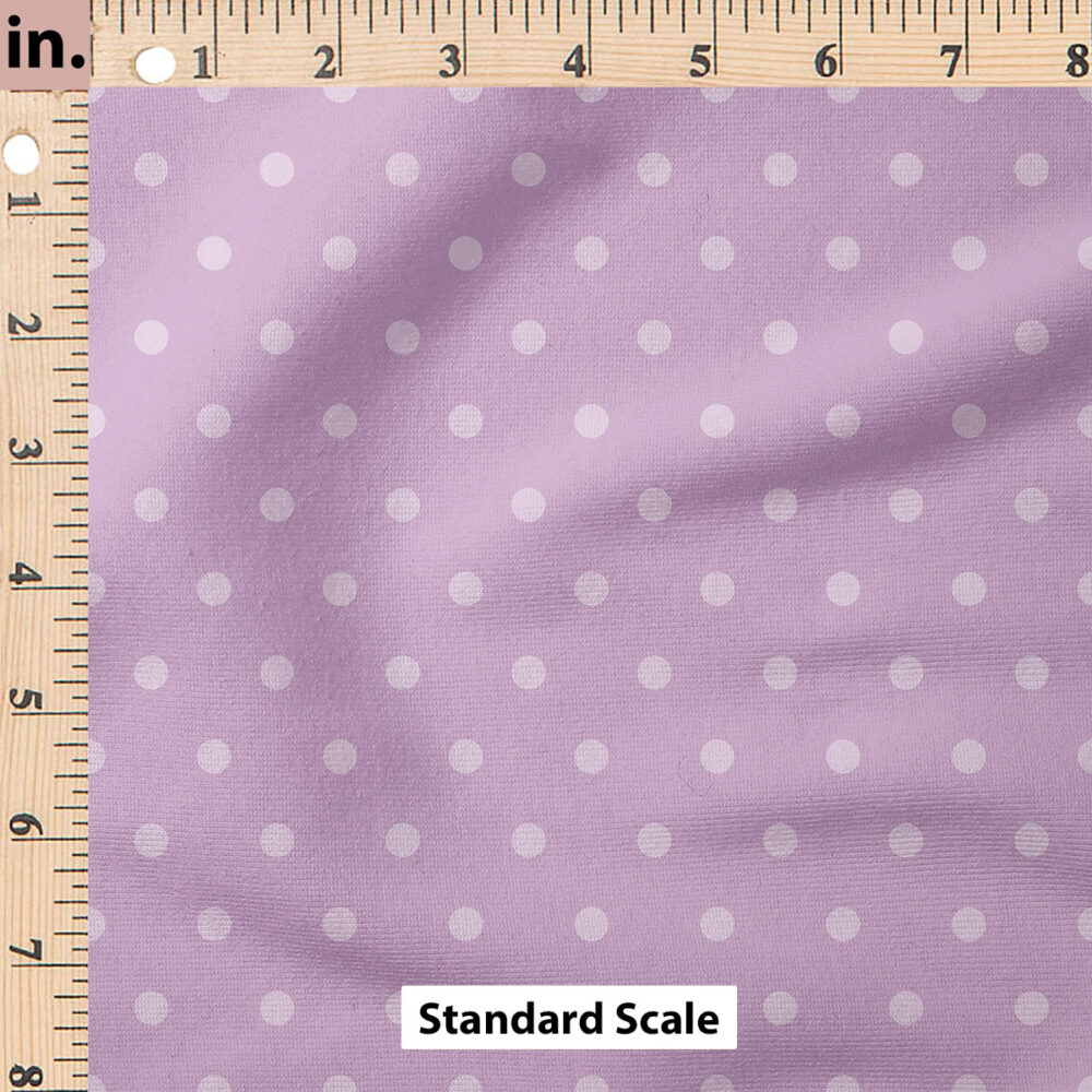 Ruler Scale for Polka Dots (Lilac Purple) by Cate and Rainn