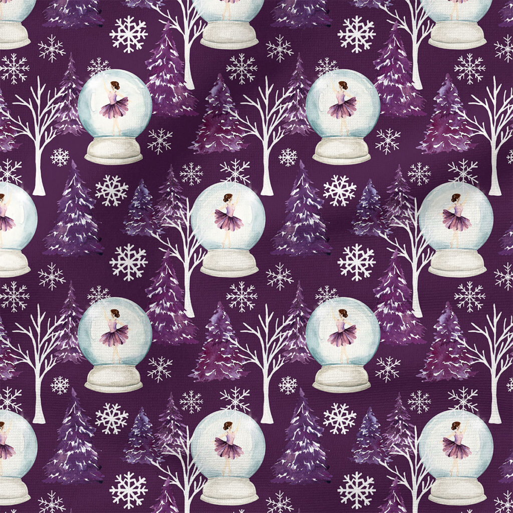 Snowglobe (Dark Purple) | Holiday