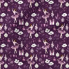 Sugar Plum Christmas (Dark Purple) | Holiday Fabric Design | Cate and Rainn