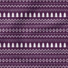 Sweater (Dark Purple White) | Holiday Fabric Design | Cate and Rainn