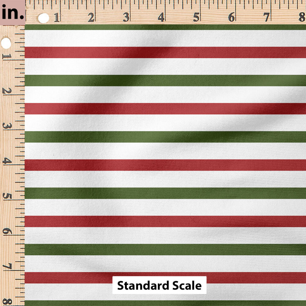 Ruler Scale for Christmas Stripes by Cate and Rainn