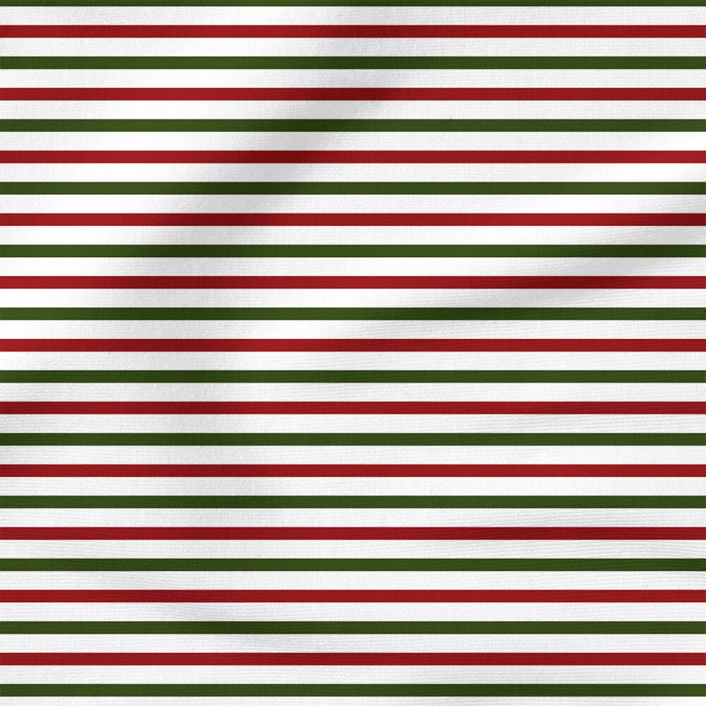 Christmas Stripes | Stripes and Shapes Fabric Design | Cate and Rainn