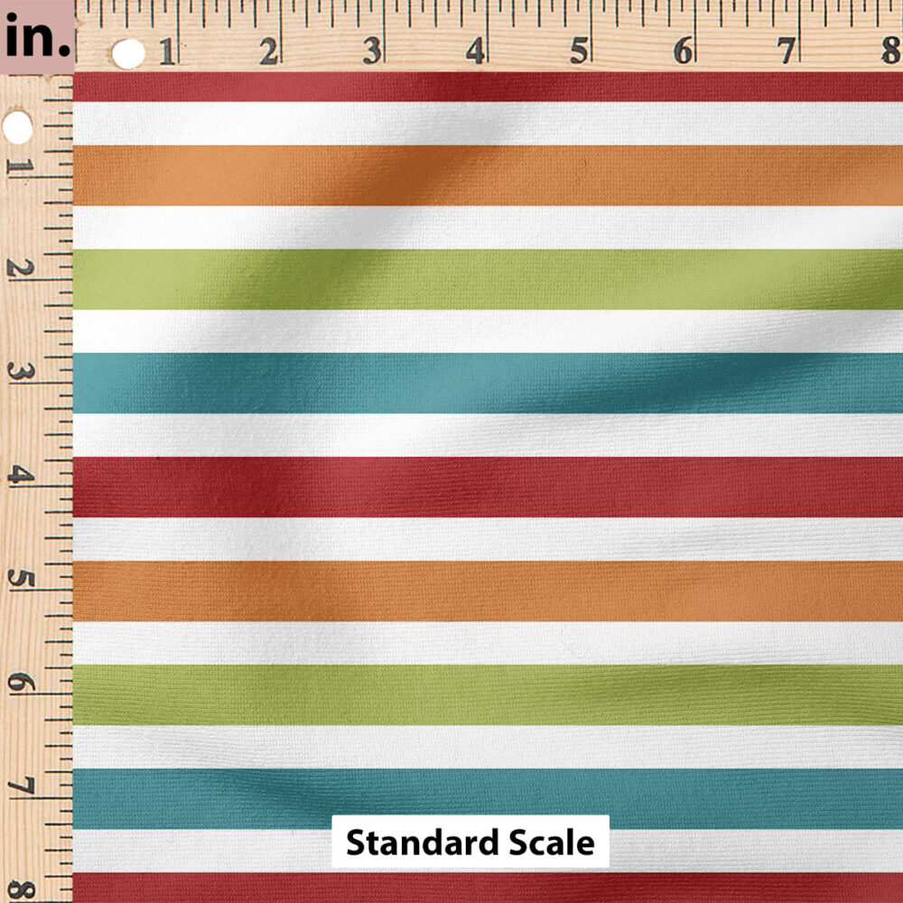 Ruler Scale for Colorful Stripes by Cate and Rainn