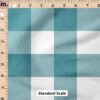 Ruler Scale for Plaid (Blue) by Cate and Rainn