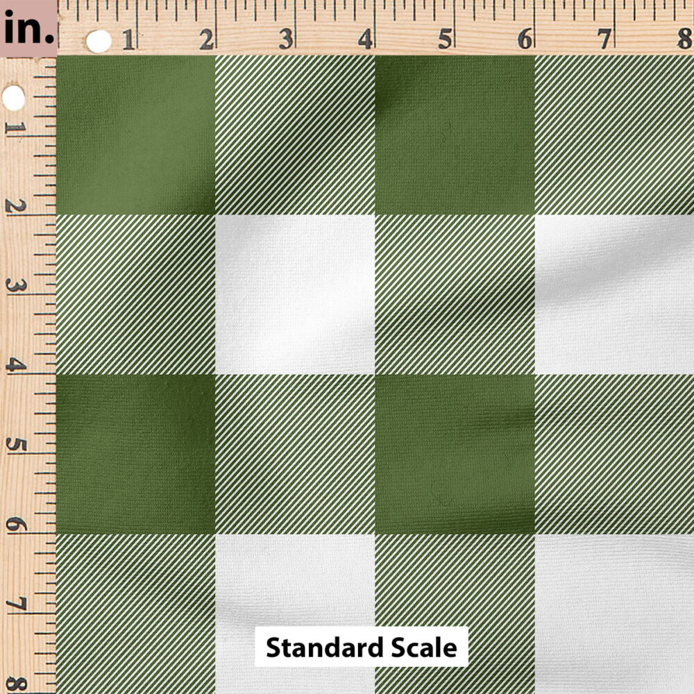 Ruler Scale for Plaid (Green) by Cate and Rainn