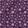 Snowflakes (Dark Purple) | Winter Fabric Design | Cate and Rainn