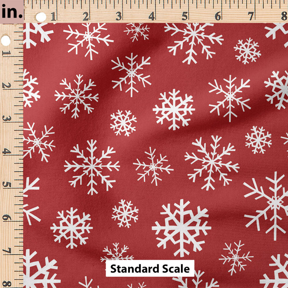 Ruler Scale for Snowflakes (Red) by Cate and Rainn