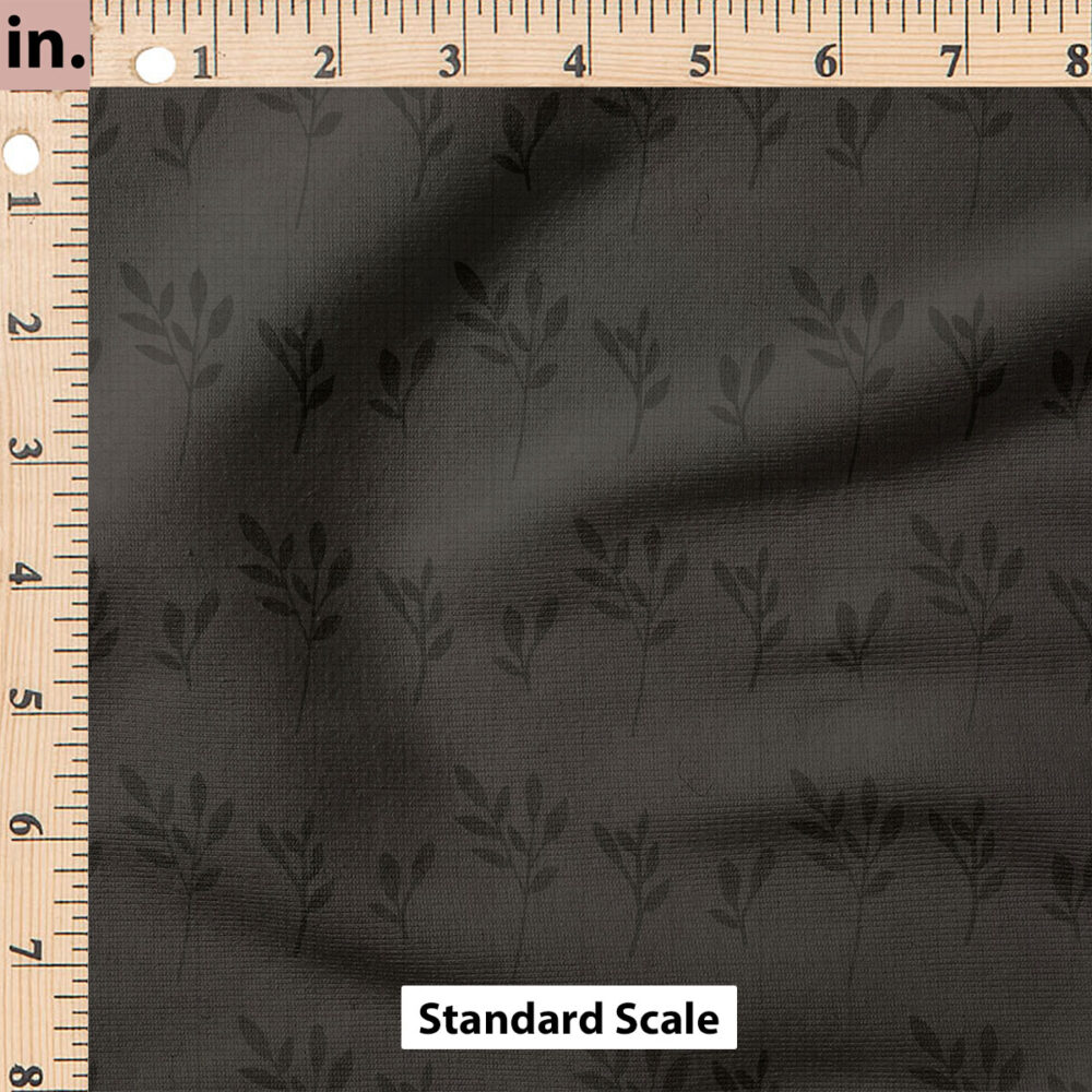 Ruler Scale for Leaves (Black) by Cate and Rainn