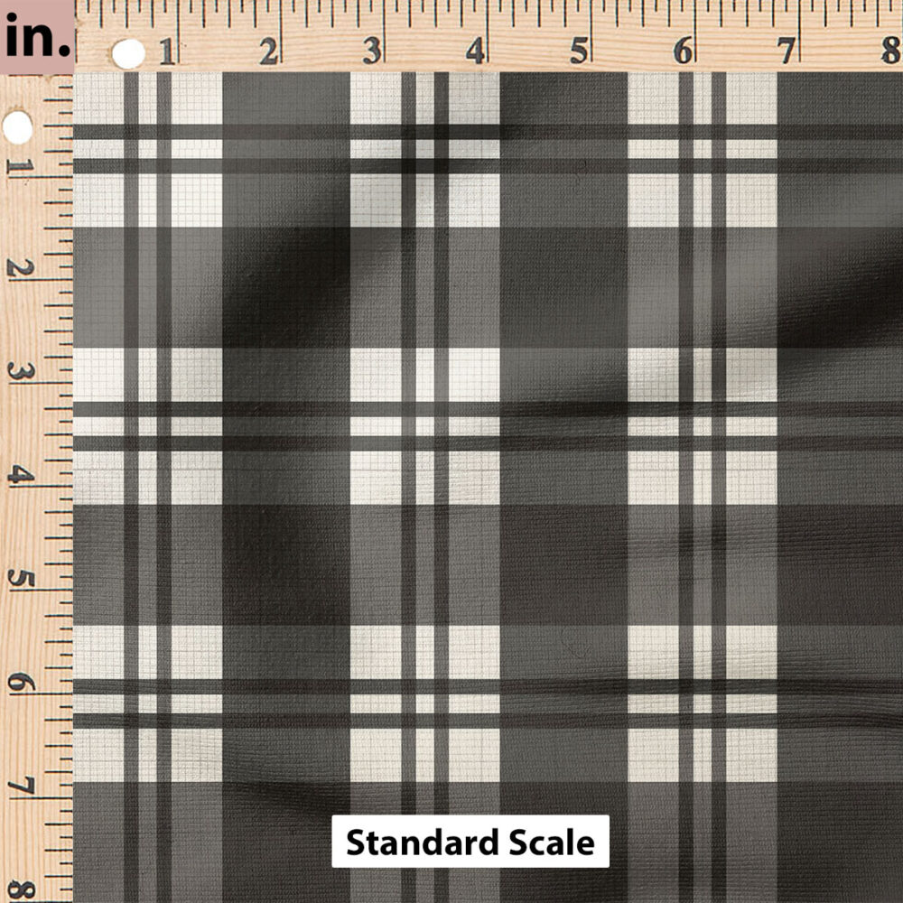 Ruler Scale for Plaid (Black) by Cate and Rainn