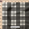 Ruler Scale for Plaid (Black) by Cate and Rainn