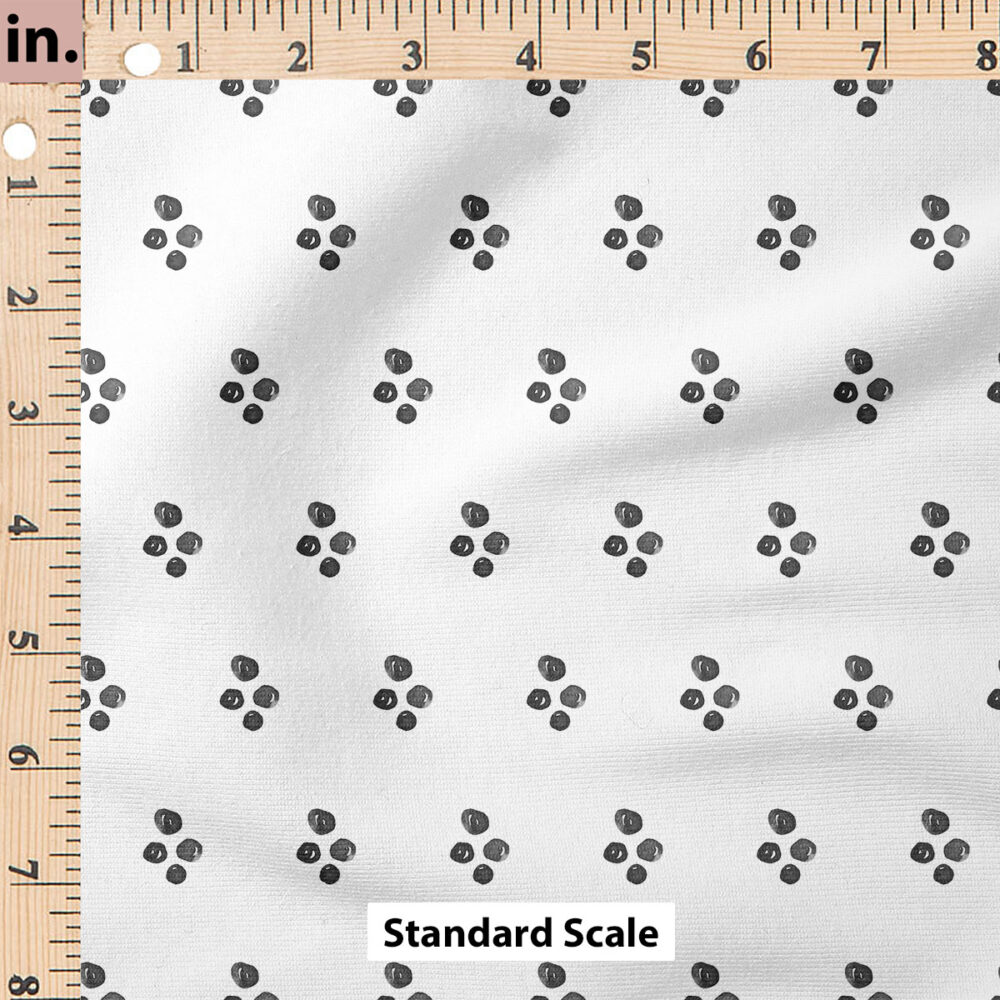 Ruler Scale for Boho Dots (Black and White) by Cate and Rainn