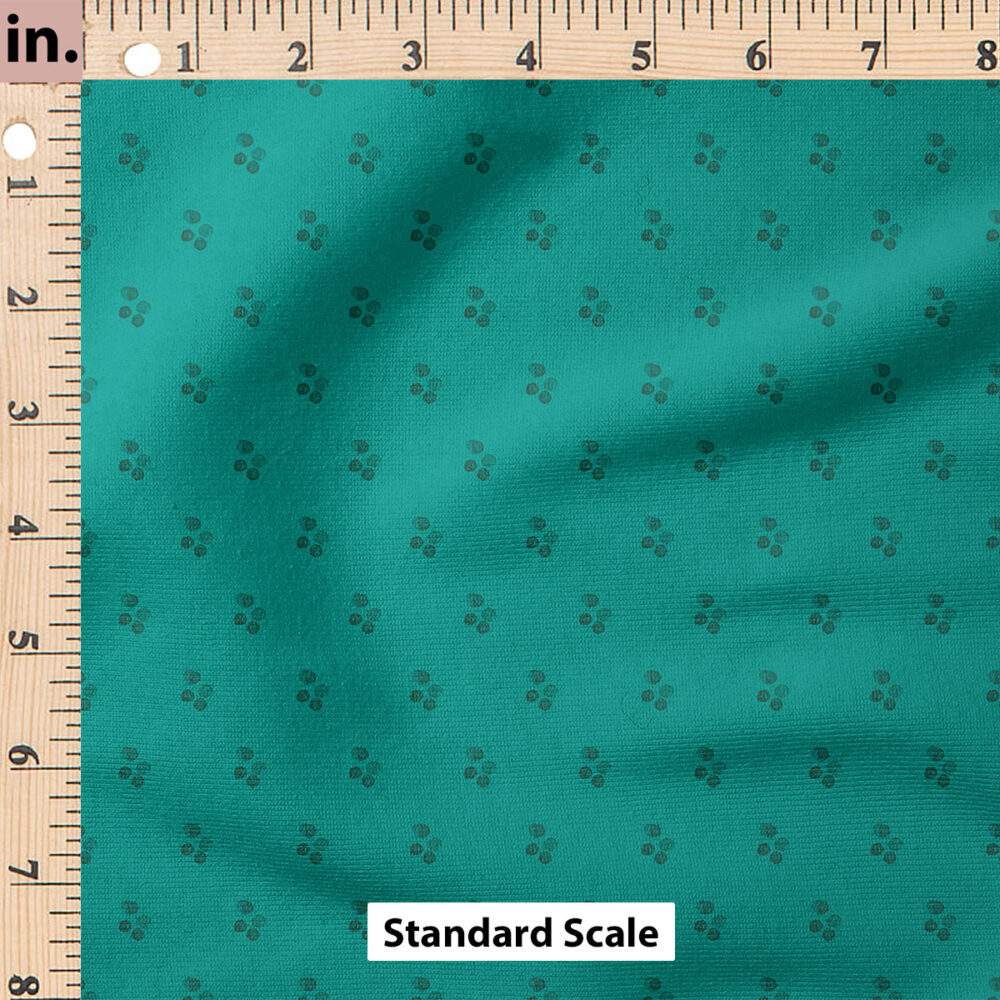 Ruler Scale for Boho Dots (Dark Teal) by Cate and Rainn