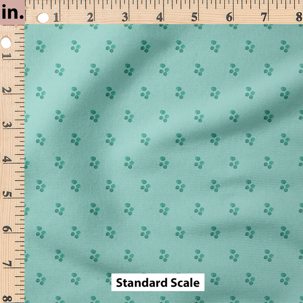 Ruler Scale for Boho Dots (Light Teal) by Cate and Rainn