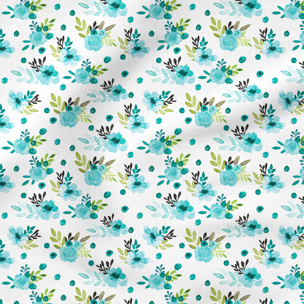 Bouquets | Botanical Fabric Design | Cate and Rainn