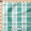 Ruler Scale for Plaid (Teal) by Cate and Rainn