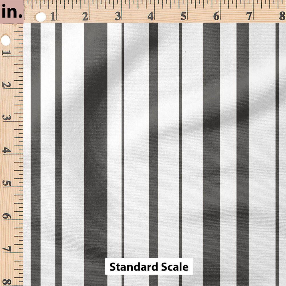 Ruler Scale for Stripe (Black and White) by Cate and Rainn