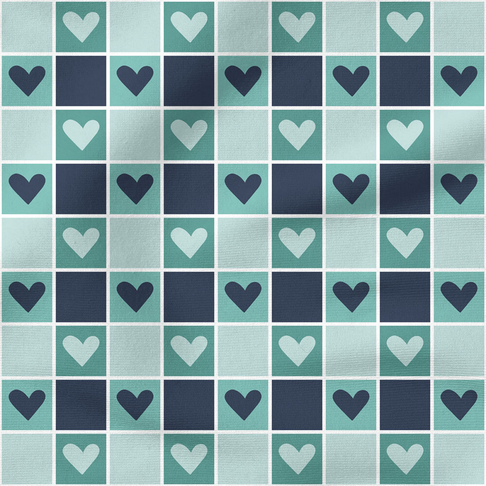 Heart Blocks (Blue) | Valentine's Day