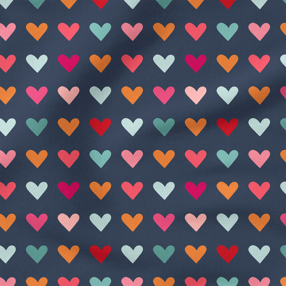 Hearts (Multi Dark Blue) | Valentine's Day